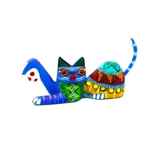Alebrije Gato con Pelota
